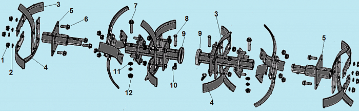 8  ФРЕЗЫ КУЛЬТИВАТОР CHAMPION ВС7714  | ремонт | в СПБ