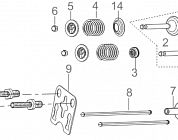 11  | Клапана - Распредвал | Запчасти для генератора чемпион | GG6500-3  | Поставка по России | 