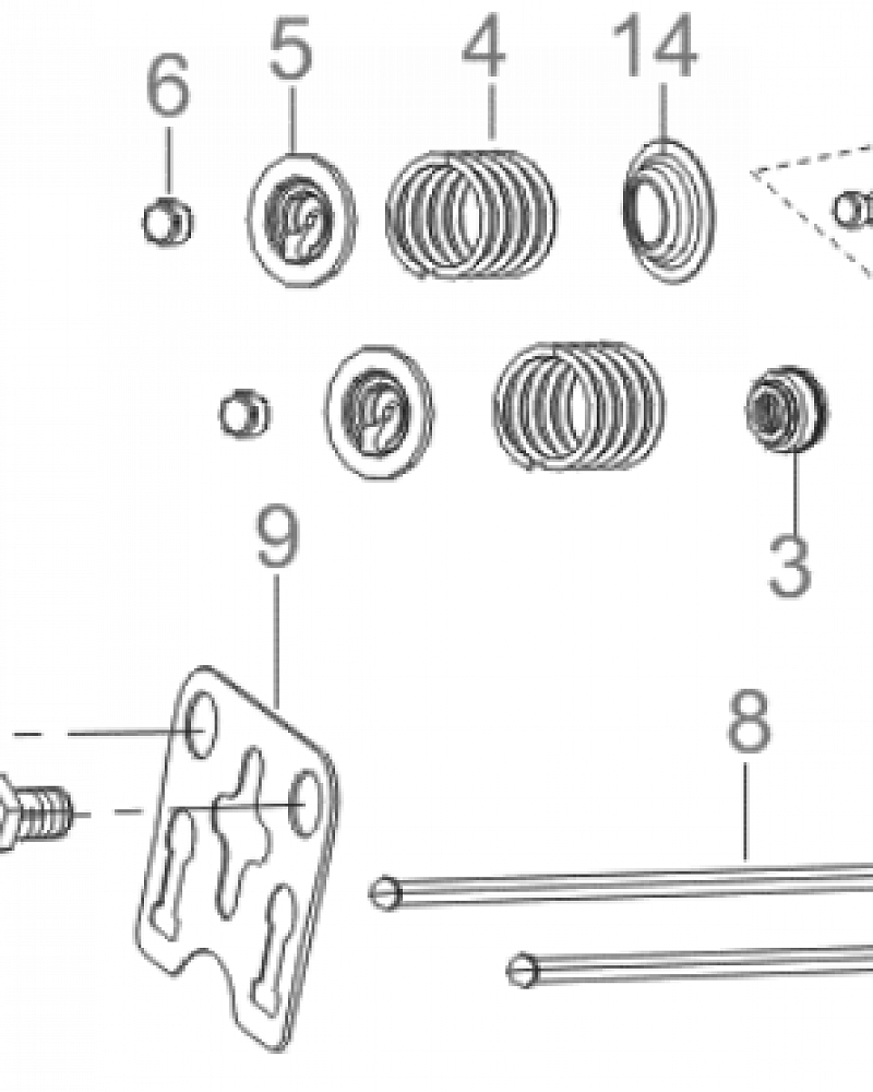 11  | Клапана - Распредвал | Запчасти для генератора чемпион | GG6500-3  | Поставка по России | 