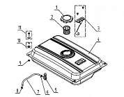 3  | Бак топливный  | Запчасти для генератора чемпион | GG3300 | обновлена с 12.11.2020 года  | Сервис - Магазин |