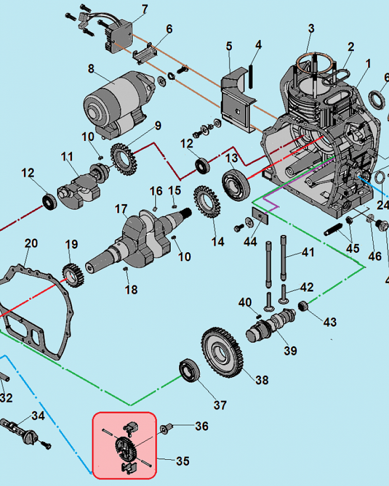12 ЦИЛИНДР DC1193E МОТОБЛОК CHAMPION  | ремонт | в СПБ