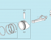 7 ПОРШЕНЬ - КОЛЕНВАЛ - КОЛЬЦА ГАЗОНОКОСИЛКА CHAMPION LM4122 до 21.04.2022 года | Ремонт | Запчасти | в СПБ