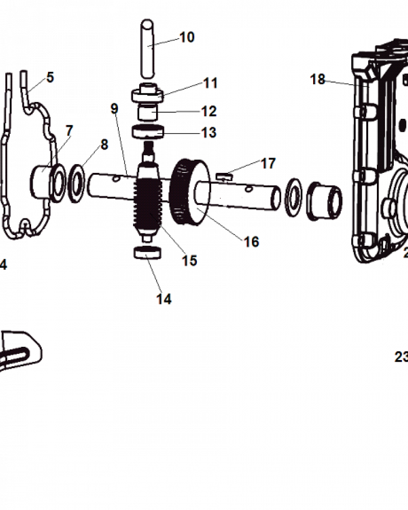 2 РЕДУКТОР - ФРЕЗЫ КУЛЬТИВАТОР CHAMPION EC750  | ремонт | в СПБ