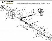 10 РЕДУКТОР - ШЕСТЕРНИ | СНЕГОУБОРЩИК CHAMPION STT1170E |Запчасти по России | СПБ