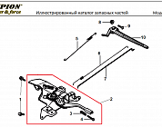 20 ТЯГИ | СНЕГОУБОРЩИК CHAMPION ST1376E |Запчасти по России | СПБ