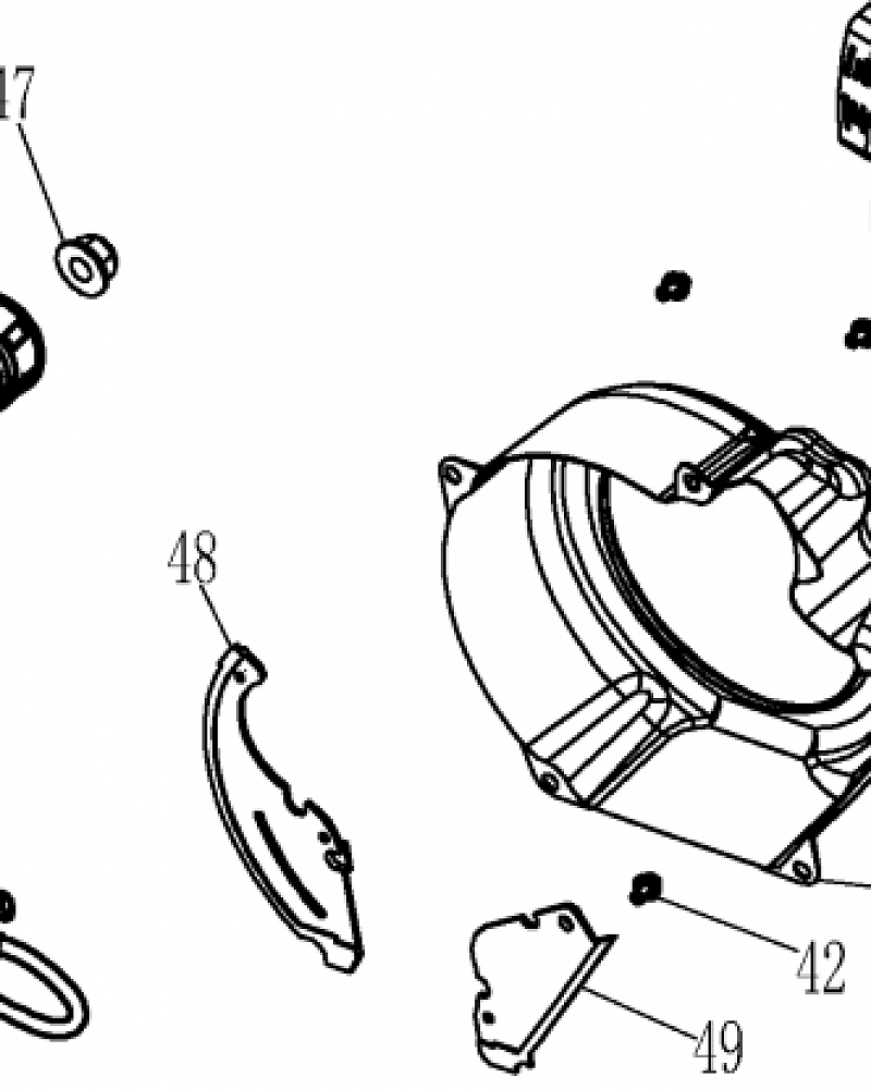 8  | Стартер - Магнето | Запчасти для генератора чемпион | GG1000 | Сервис - Магазин |