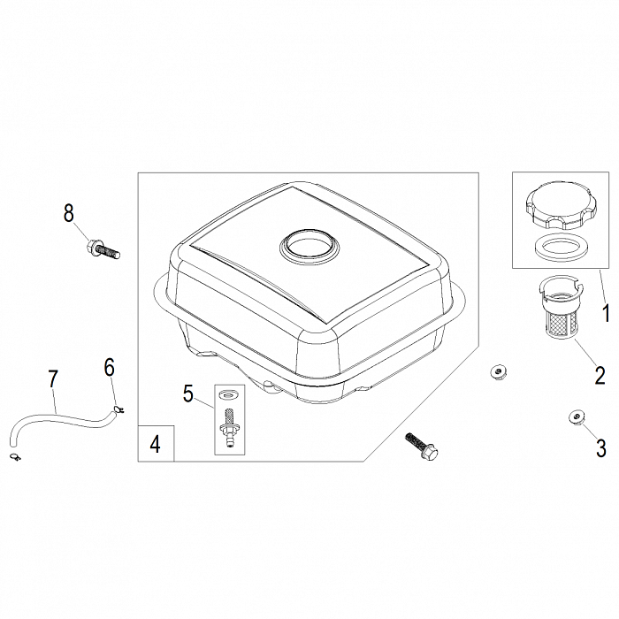 22 |  БАК | Запчасти для снегоуборщика чемпион ST861 | Магазин-Сервис в СПБ |
