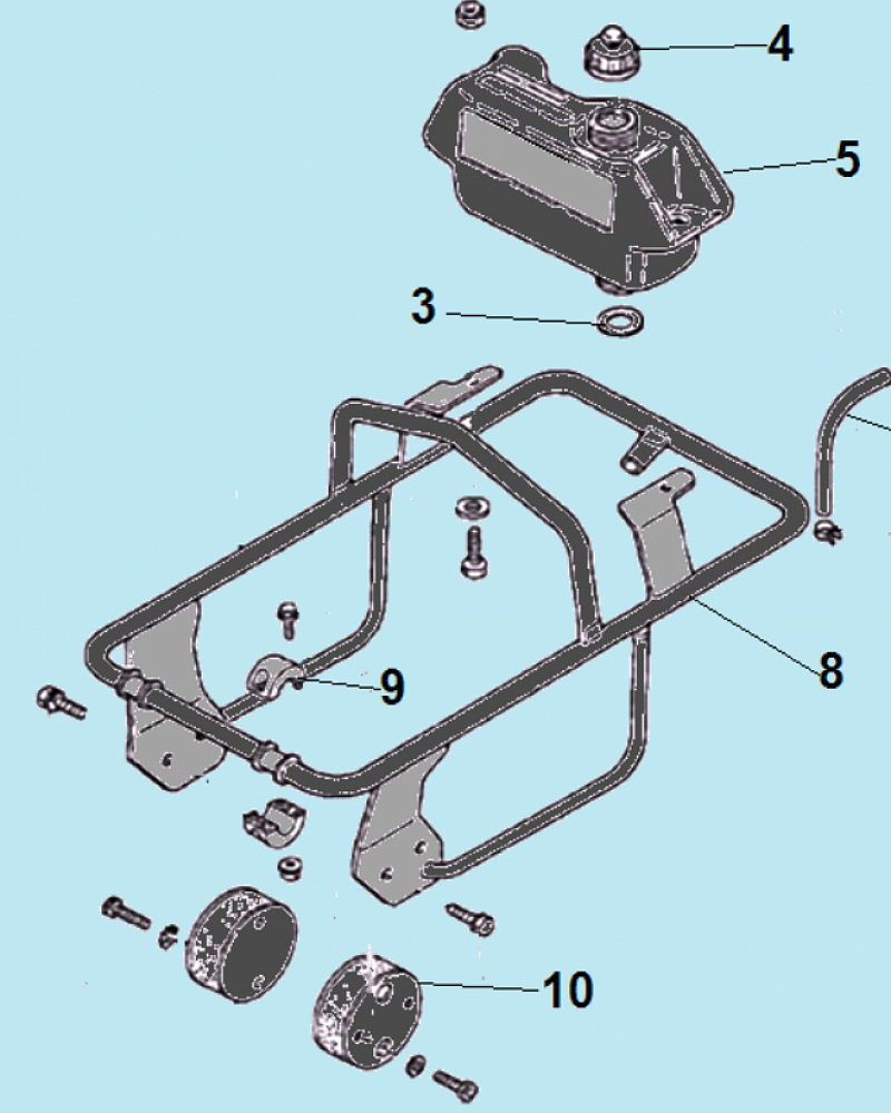 3 БАК ВИБРОТРАМБОВКА CHAMPION TR72  | ремонт | в СПБ