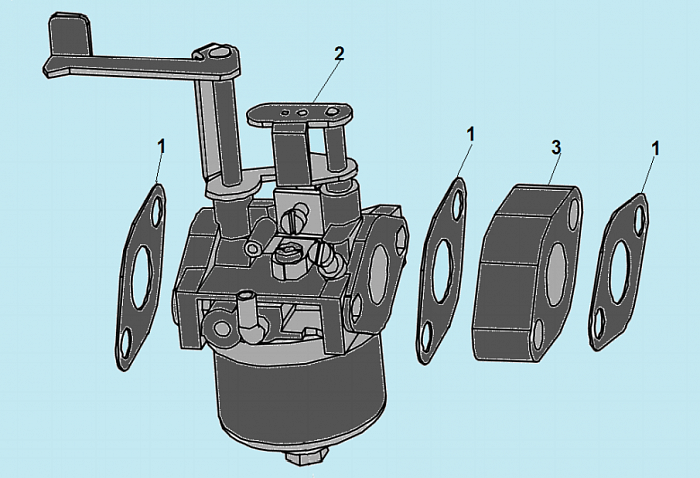 10 КАРБЮРАТОР КУЛЬТИВАТОР CHAMPION ВC4311  |ремонт| в СПБ