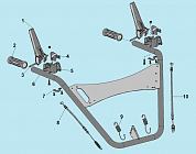 1 РУЧКА - ТРОС МАШИНА ПОДМЕТАЛЬНАЯ CHAMPION GS5080  | ремонт | в СПБ