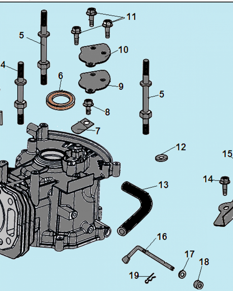 7 ЦИЛИНДР - МАГНЕТО КУЛЬТИВАТОР CHAMPION ВC5602 до 2018 ГОДА  | ремонт | в СПБ