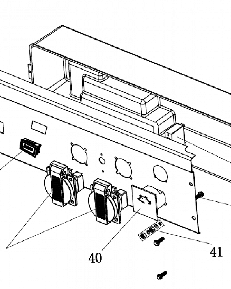 2 | Панель  | Запчасти для генератора чемпион | GG2300| Сервис - Магазин |