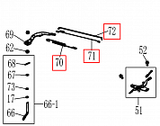 7 | ТЯГИ | Запчасти для мотопомпы чемпион | GP40 после 2019 года после s/n 23091900001 | Поставка по России |