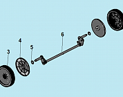 3 КОЛЕСА ГАЗОНОКОСИЛКА CHAMPION   | LM4627 до 2019 года | Ремонт | Запчасти | в СПБ