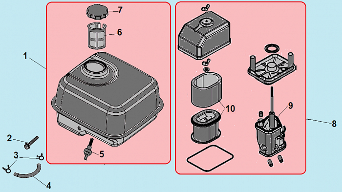 12 БАК КУЛЬТИВАТОР CHAMPION BC8716  | ремонт | в СПБ