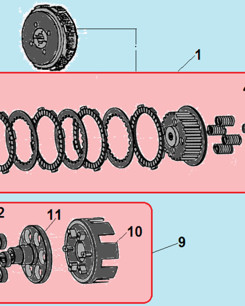 3 РЕДУКТОР - ШЕСТЕРНИ МОТОБЛОК CHAMPION ВC1193  | ремонт | в СПБ