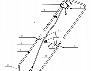 1 | РУЧКА - ВЫКЛЮЧАТЕЛЬ | Запчасти для газонокосилки чемпион ЕМ3110  | обновлена с 17.09.2021 года | Сервис - Магазин |