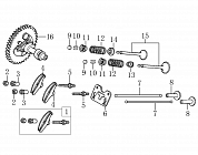 14 |  КЛАПАНА | Запчасти для снегоуборщика чемпион ST861 | Магазин-Сервис в СПБ |
