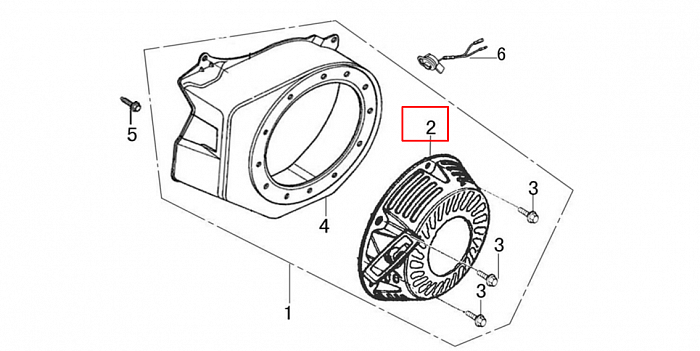 7  | СТАРТЕР | Запчасти для виброплиты чемпион | PC6036F | Поставка по России | 
