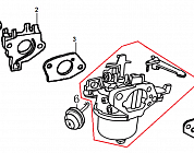 18 КАРБЮРАТОР | СНЕГОУБОРЩИК CHAMPION STT1170E |Запчасти по России | СПБ