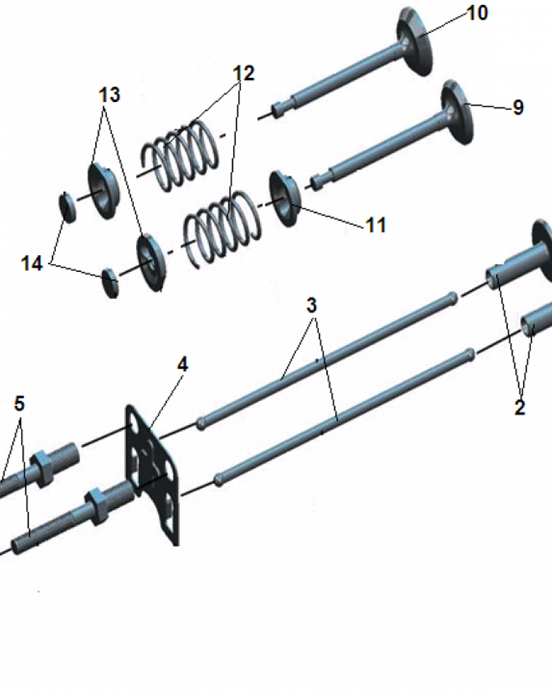 3 КЛАПАНА МОТОПОМПА CHAMPION  GP52 | до 2019 года | ремонт | в СПБ