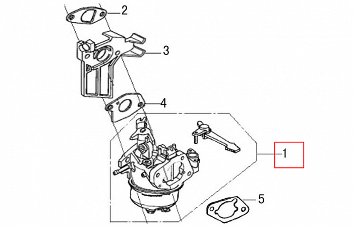 10 | КАРБЮРАТОР | Запчасти для виброплиты чемпион | PC1050FT | Поставка по России | 