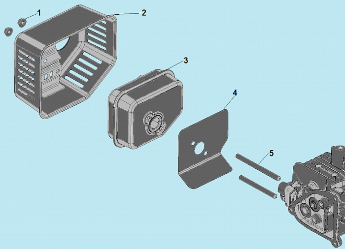 11 ГЛУШИТЕЛЬ КУЛЬТИВАТОР CHAMPION ВC5602 после 2018 ГОДА  | ремонт | в СПБ