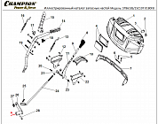 1 ДЕТАЛИ УПРАВЛЕНИЯ |СНЕГОУБОРЩИК CHAMPION ST861BS |Запчасти по России | СПБ