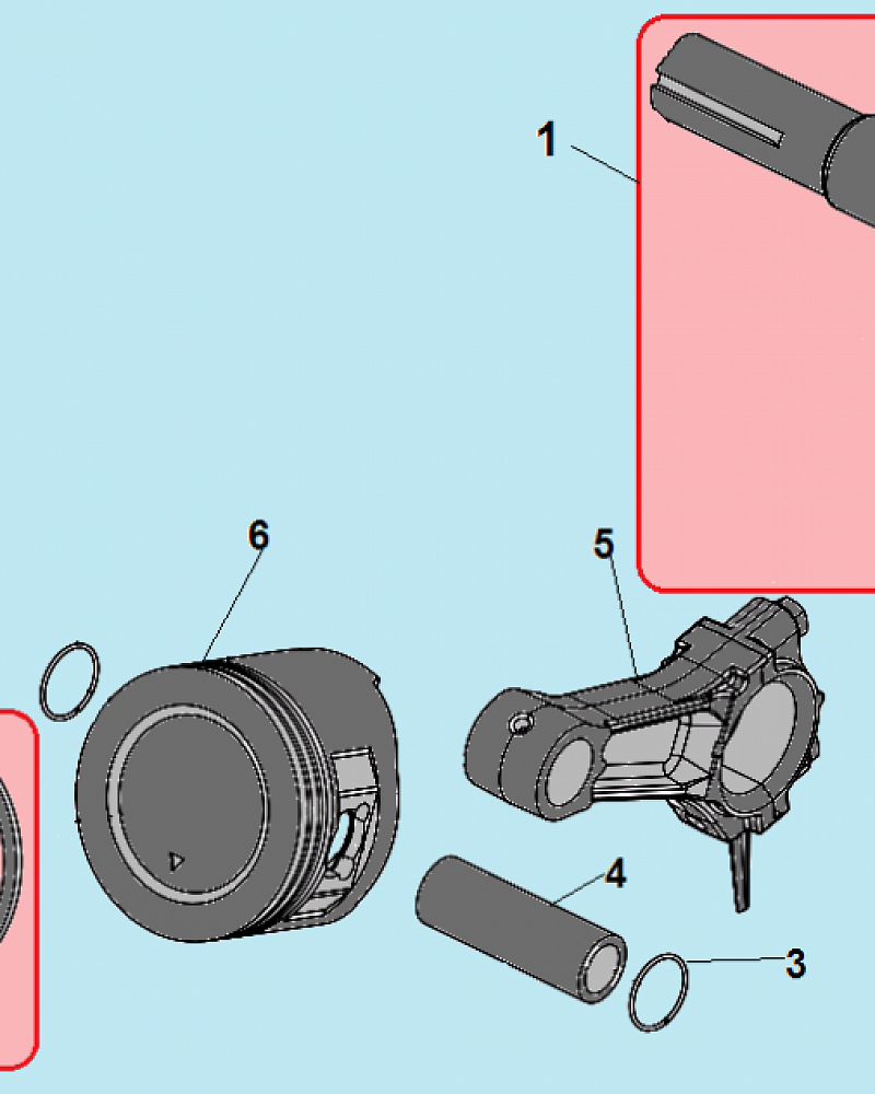 12 ПОРШЕНЬ -ЦИЛИНДР -КОЛЕНВАЛ- КОЛЬЦА КУЛЬТИВАТОР CHAMPION ВС7713  | ремонт | в СПБ