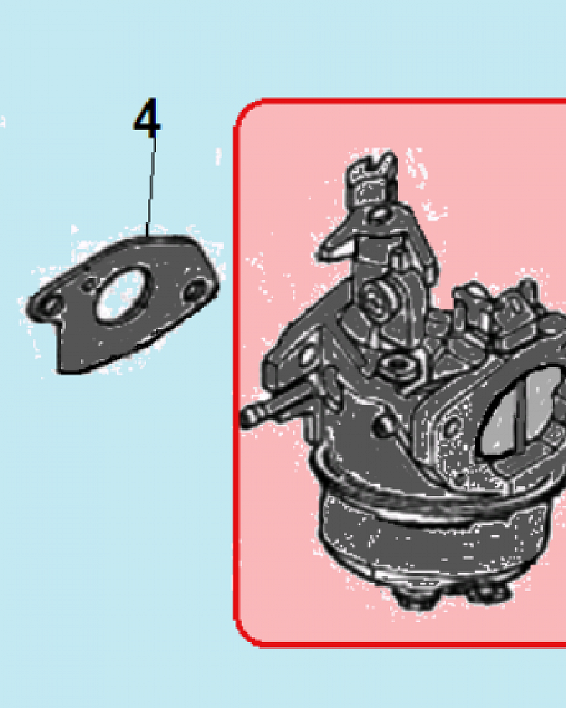 12 КАРБЮРАТОР КУЛЬТИВАТОР CHAMPION ВC6712  | ремонт | в СПБ