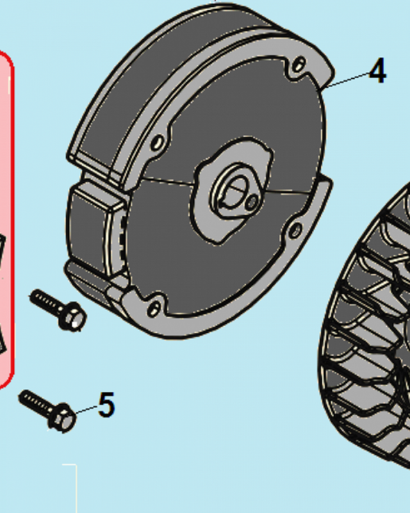9 МАГНЕТО - МАХОВИК МОТОПОМПА CHAMPION GTP80  | ремонт | в СПБ