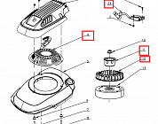 12 | СТАРТЕР - МАГНЕТО | Запчасти для уборочной чемпион | GS5080 после 2021 года | после s/n 37012000001 | 