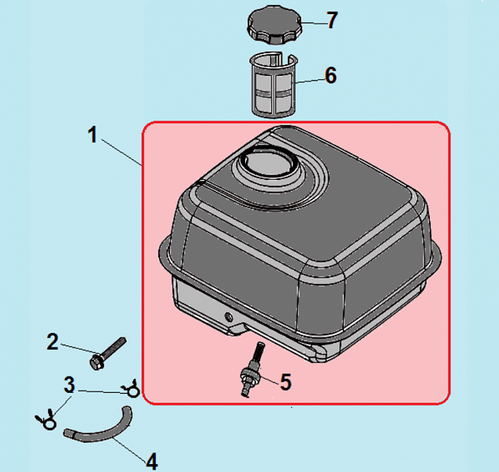 11 БАК МОТОПОМПА CHAMPION GTP82  | ремонт | в СПБ