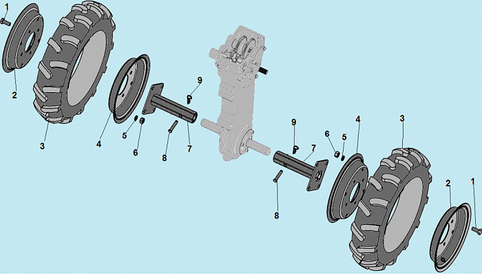 3 КОЛЕСА КУЛЬТИВАТОР CHAMPION ВС7713  | ремонт | в СПБ