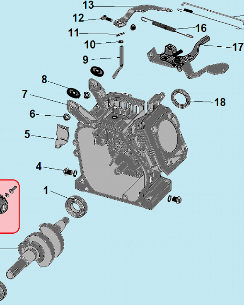 4 ЦИЛИНДР МОТОПОМПА CHAMPION GP55  | ремонт | в СПБ