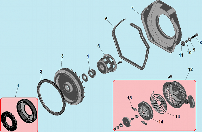 15 СТАРТЕР DC1193E МОТОБЛОК CHAMPION  | ремонт | в СПБ