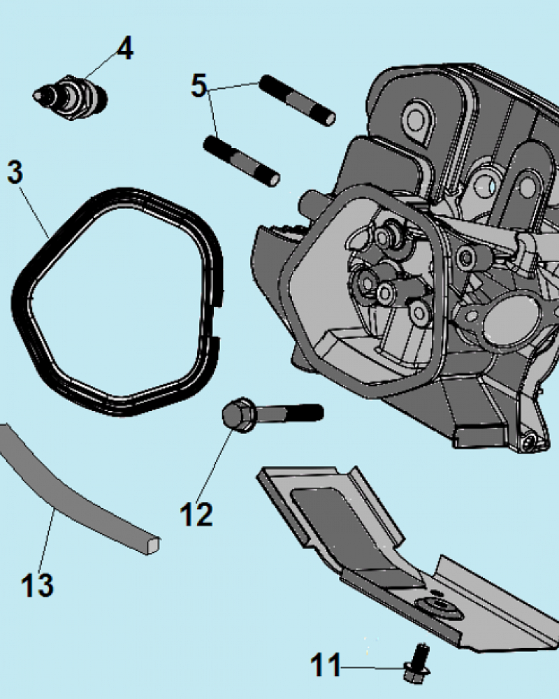 11 ГОЛОВКА БЛОКА МОТОБЛОК CHAMPION ВC1193  | ремонт | в СПБ