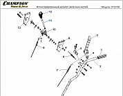 2 ДЕТАЛИ УПРАВЛЕНИЯ | СНЕГОУБОРЩИК CHAMPION ST1376E |Запчасти по России | СПБ