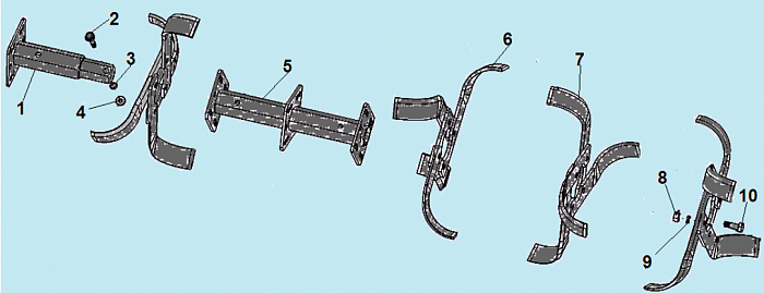 8  ФРЕЗЫ DC1193E МОТОБЛОК CHAMPION  | ремонт | в СПБ