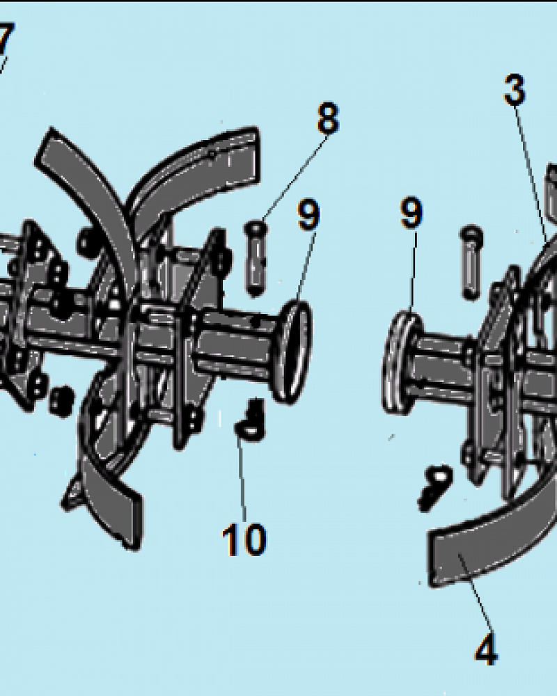 8  ФРЕЗЫ КУЛЬТИВАТОР CHAMPION ВС7713  | ремонт | в СПБ