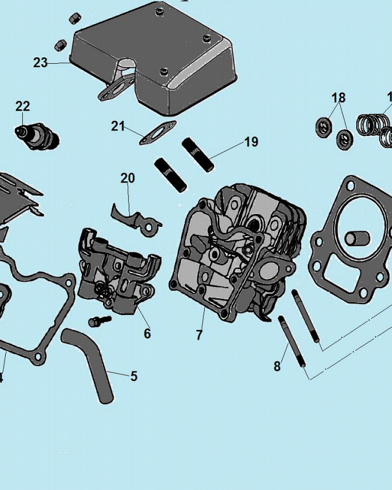 3 ГОЛОВКА БЛОКА ИЗМЕЛЬЧИТЕЛЬ-ШРЕДЕР БЕНЗИНОВЫЙ CHAMPION SC2818  | ремонт | в СПБ