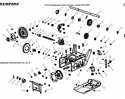 5 ШКИВ - ШЕСТЕРНИ | СНЕГОУБОРЩИК CHAMPION ST655 |Запчасти по России | СПБ