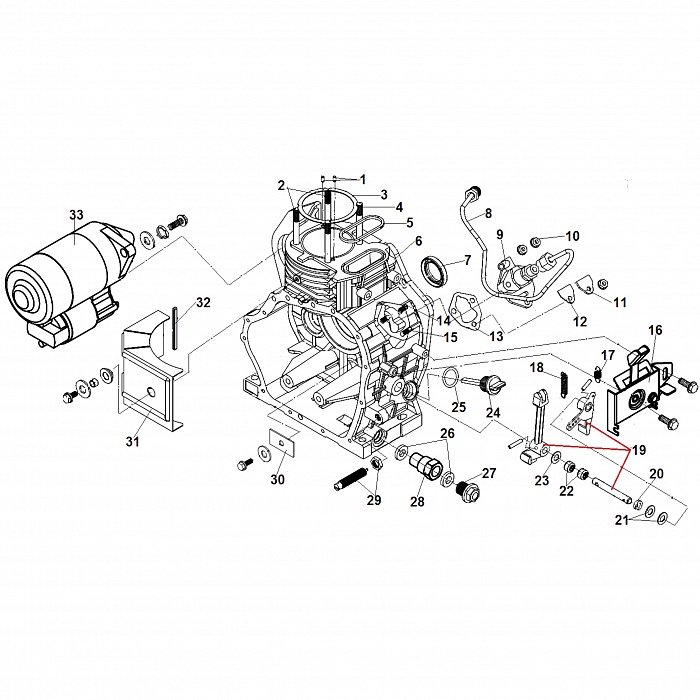 4 | МАГНЕТО, ЭЛЕКТРОСТАРТЕР | DG6000E Дизельный генератор | Запчасти, сервис, ремонт