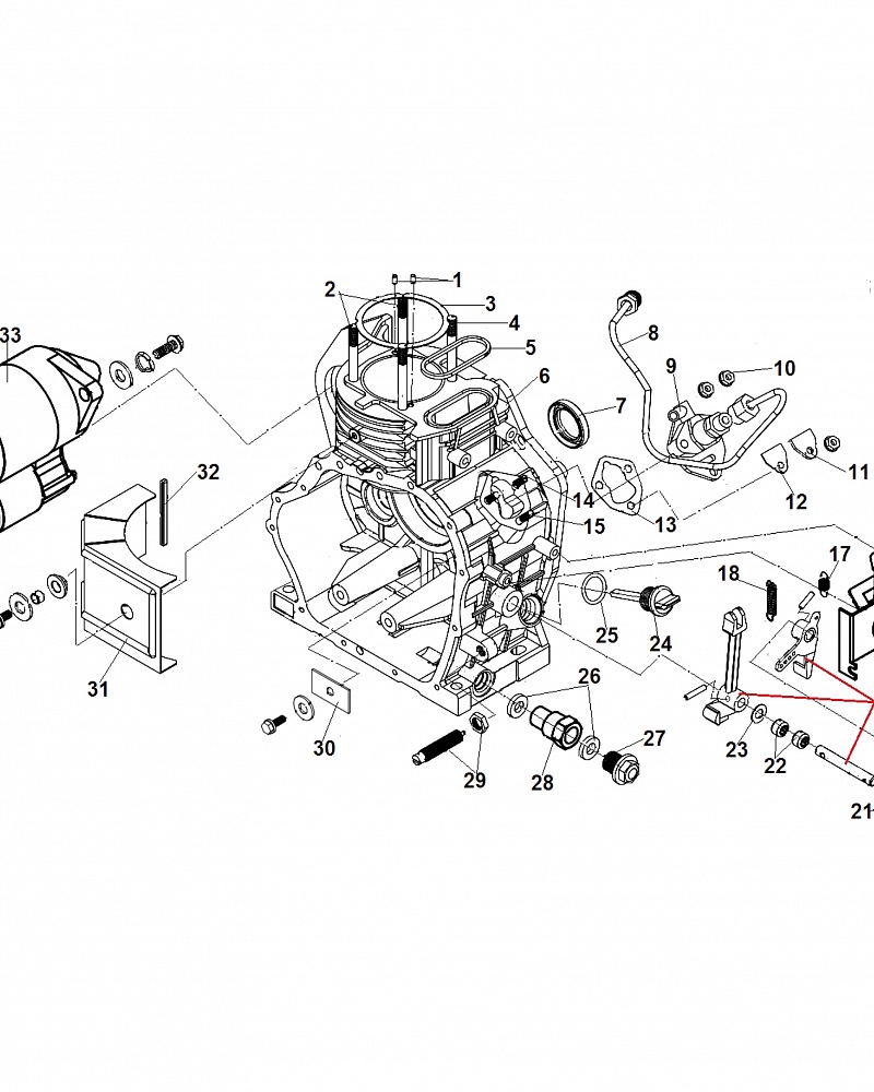 4 | МАГНЕТО, ЭЛЕКТРОСТАРТЕР | DG6000E Дизельный генератор | Запчасти, сервис, ремонт