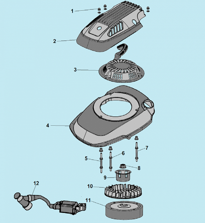 12 СТАРТЕР МАШИНА ПОДМЕТАЛЬНАЯ CHAMPION GS50100  | ремонт | в СПБ