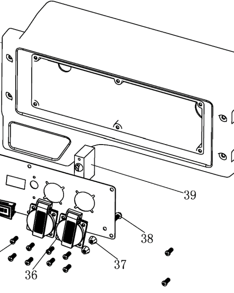2 | Панель  | Запчасти для генератора чемпион | GG3200  | Сервис - Магазин  |