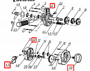1 | Редуктор  | Запчасти для мотодрели чемпион | DR230  | 