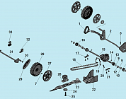3 КОЛЕСА - РЕДУКТОР - РЕМЕНЬ Газонокосилка CHAMPION |  LM5345BS до 2019 года | Ремонт | Запчасти | в СПБ