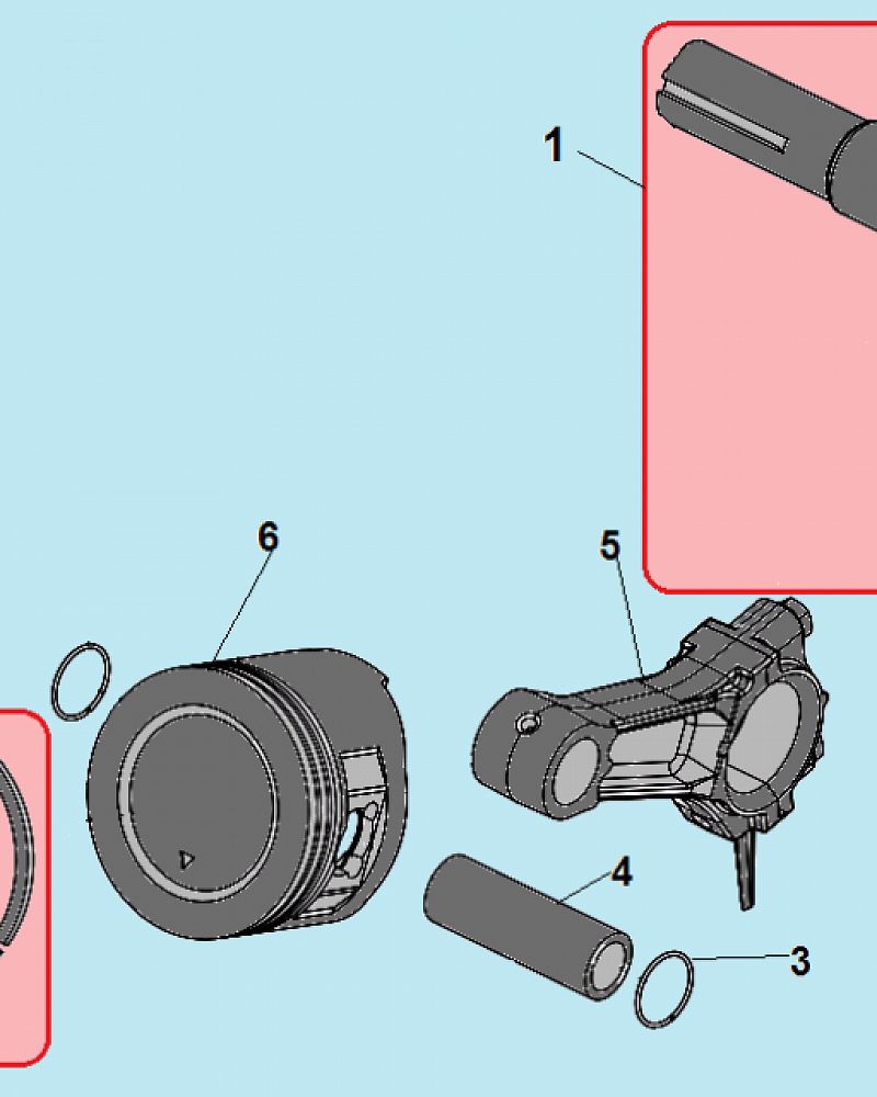 8 ПОРШЕНЬ -ЦИЛИНДР -КОЛЕНВАЛ- КОЛЬЦА КУЛЬТИВАТОР CHAMPION BC8716  | ремонт | в СПБ