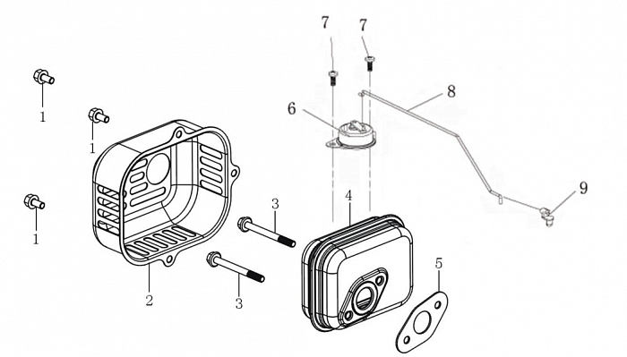 10 ГЛУШИТЕЛЬ КУЛЬТИВАТОР CHAMPION ВC4401  |ремонт| в СПБ